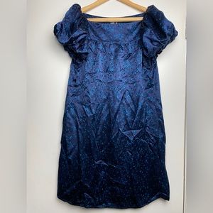 Jill Stuart Puff Sleeve Printed Dress